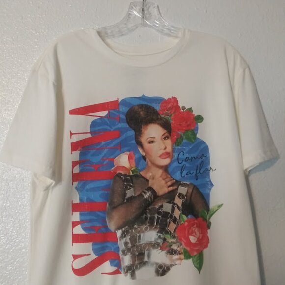 Selena Official Merchandise Women's size M white multicolored T-Shirt - Picture 2 of 13